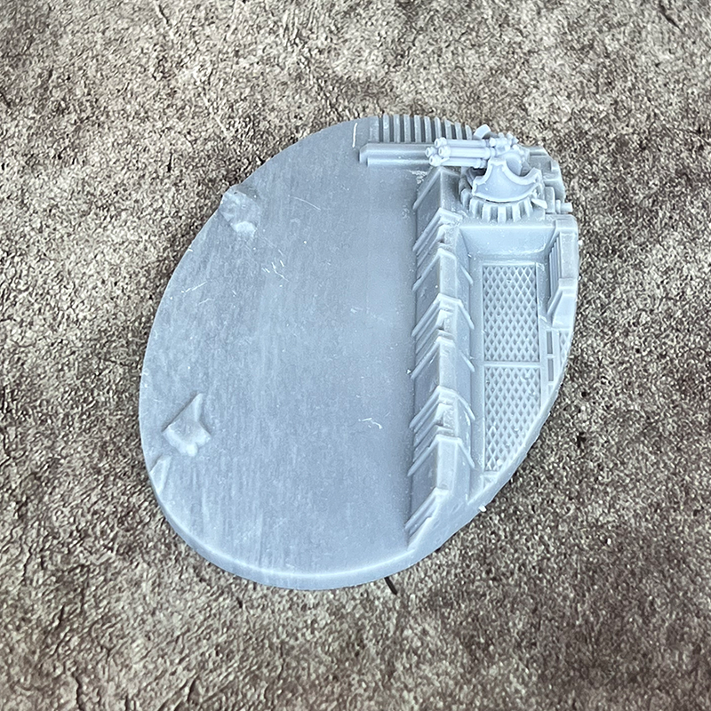 105mm Oval Outpost #C Scenic Base