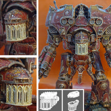 Load image into Gallery viewer, Custodian Head compatible with Adeptus Titanicus Warmaster Titans
