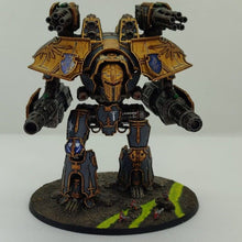 Load image into Gallery viewer, Barrage Mortar arm weapon compatible with Adeptus Titanicus Warlord Titans
