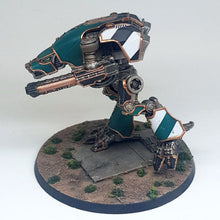 Load image into Gallery viewer, Incinerator arm weapon compatible with Adeptus Titanicus Warhound Titans
