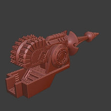 Load image into Gallery viewer, Vibro Cannon Weapon compatible with Adeptus Titanicus Warmaster Titans
