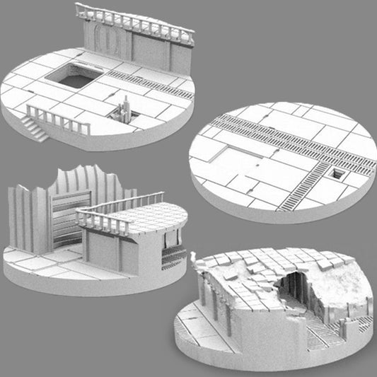 50mm Round Industrial Scenic Bases