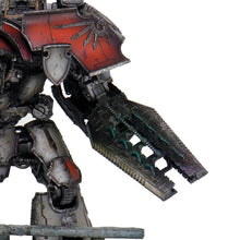 Load image into Gallery viewer, Mac Cannon Weapon arm compatible with Adeptus Titanicus Warlord Titans
