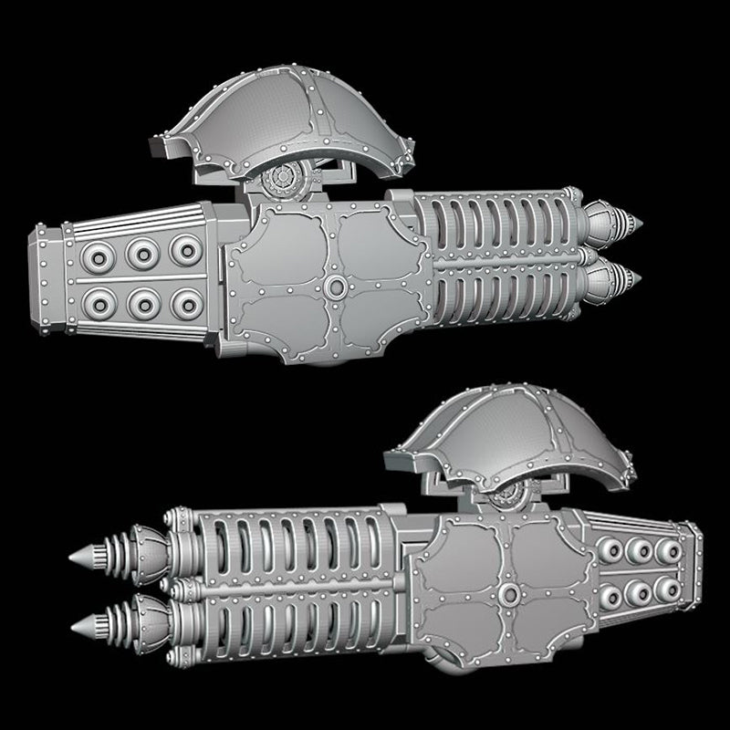 Mass Reactor (Pack of 2) Weapon Arm Compatible Adeptus Titanicus Acastus Knights Porphyrion