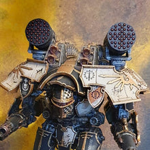 Load image into Gallery viewer, Missile Launcher Carapace Weapon (Retro Style) compatible with Adeptus Titanicus Warlord Titans (pack of 2)
