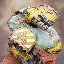 Load image into Gallery viewer, Old School Retro Shoulder pads (Pack of 4) compatible with Adeptus Titanicus Reaver Titans
