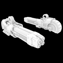 Load image into Gallery viewer, Quad Plasma Weapon Arm compatible with Adeptus Titanicus Warlord Titans
