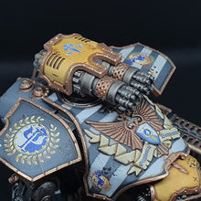 Load image into Gallery viewer, Carapace Rotary Cannon Weapon Upgrade compatible with Adeptus Titanicus Reaver Titans

