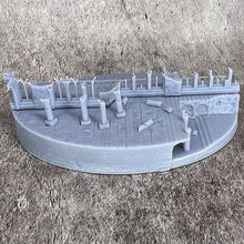Load image into Gallery viewer, 105mm Oval Ruined Plaza #2 Scenic Base
