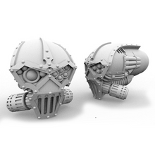 Load image into Gallery viewer, Skull Head upgrade compatible with Adeptus Titanicus Reaver Titans
