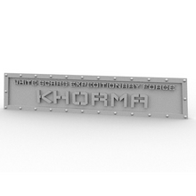 Load image into Gallery viewer, Single &quot;Squadron&quot; Name Plate  - Personalised Name Plate for your models!
