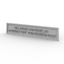Load image into Gallery viewer, Single &quot;Squadron&quot; Name Plate  - Personalised Name Plate for your models!
