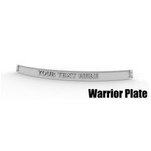 Load image into Gallery viewer, 10 &quot;Warrior Plate&quot; Name Plates Bundle  - 10 Personalised Name Plates for your models!
