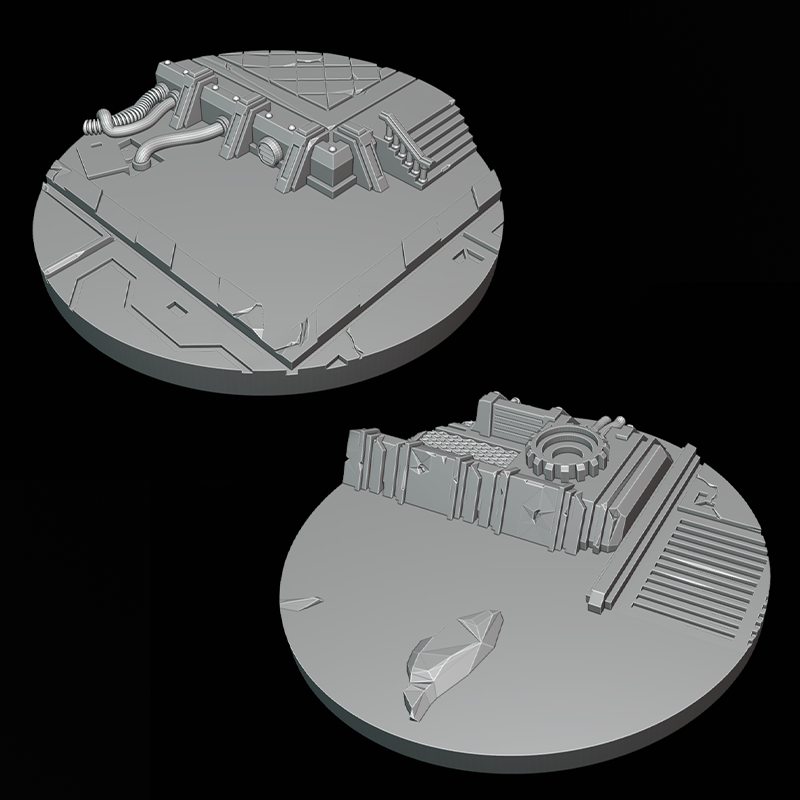 80mm Round Outpost Scenic Bases (pack of 2)